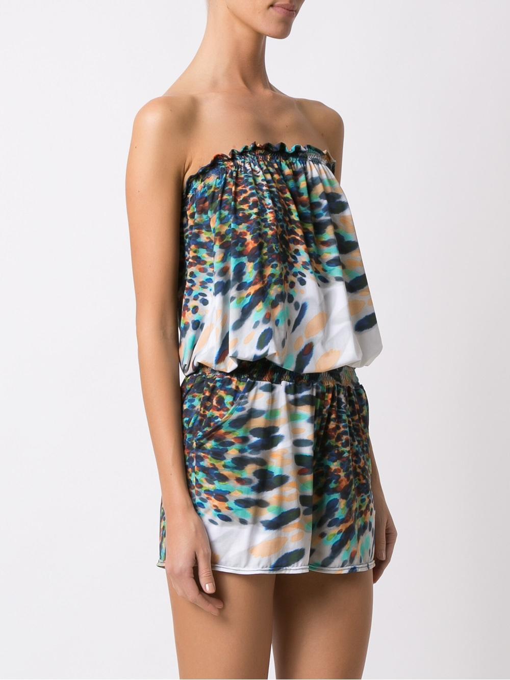 printed playsuit