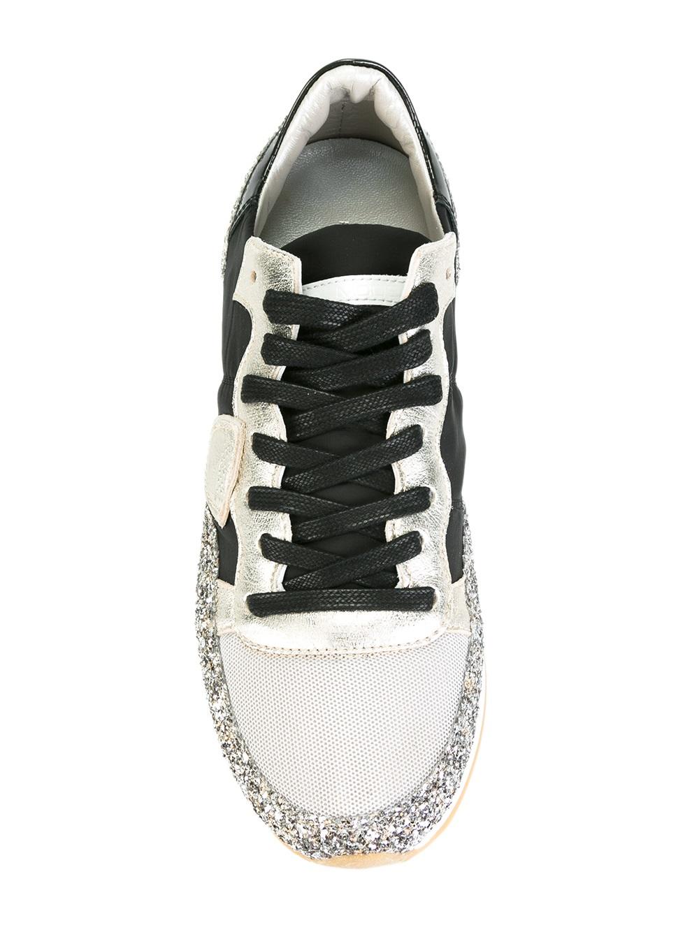 glitter detail sneakers