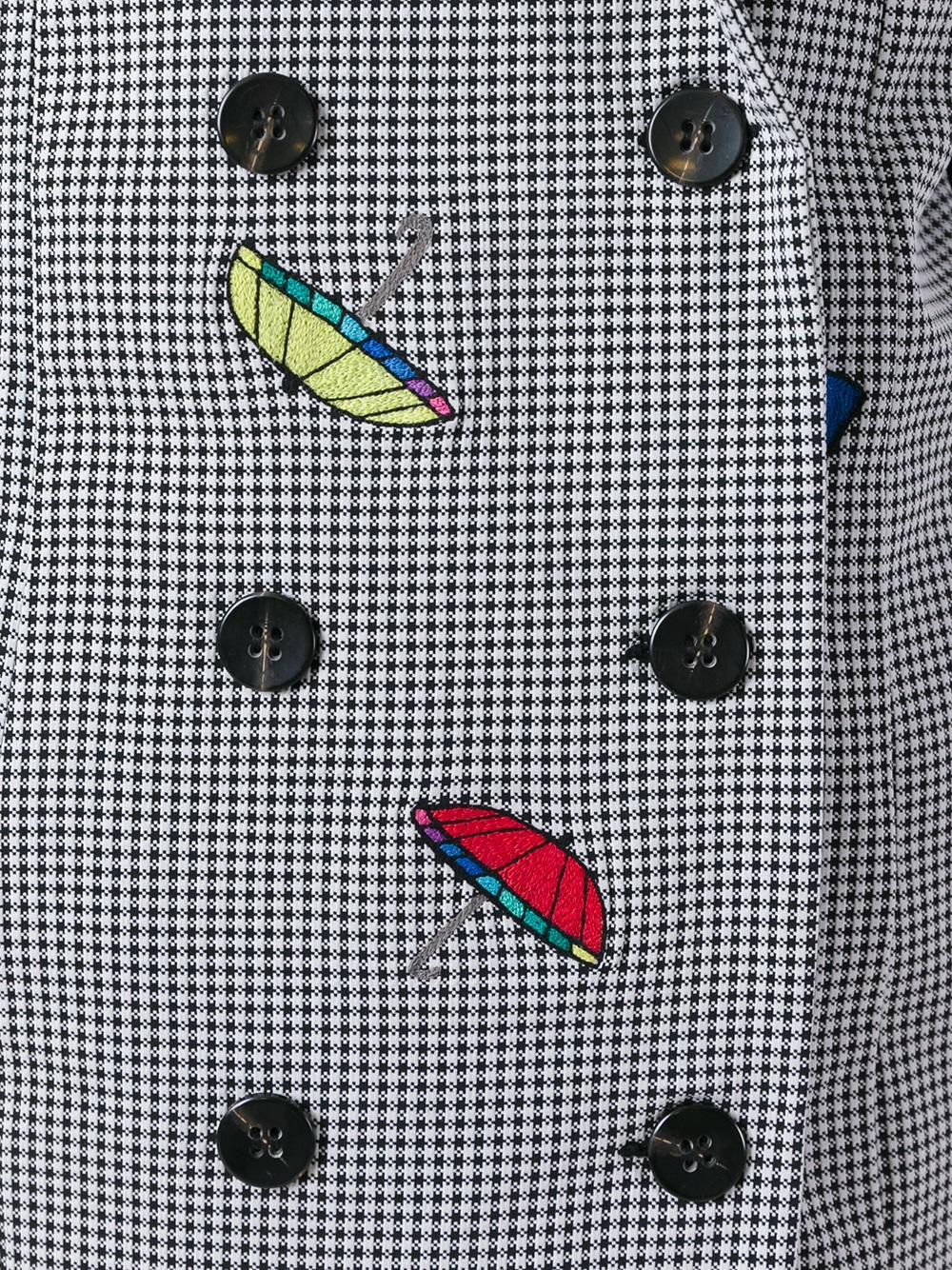 'Splash' sleeveless coat