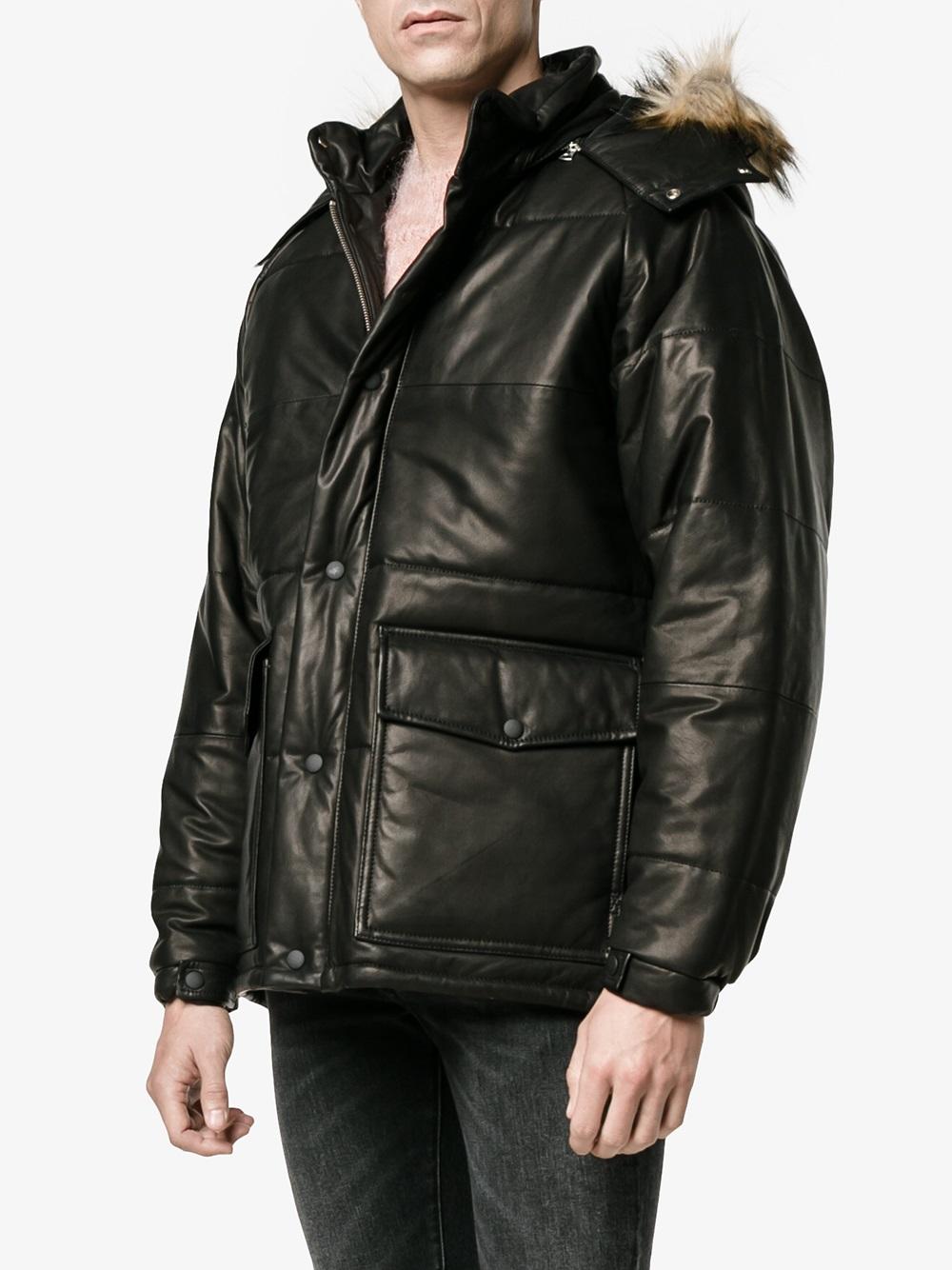 hooded puffer jacket