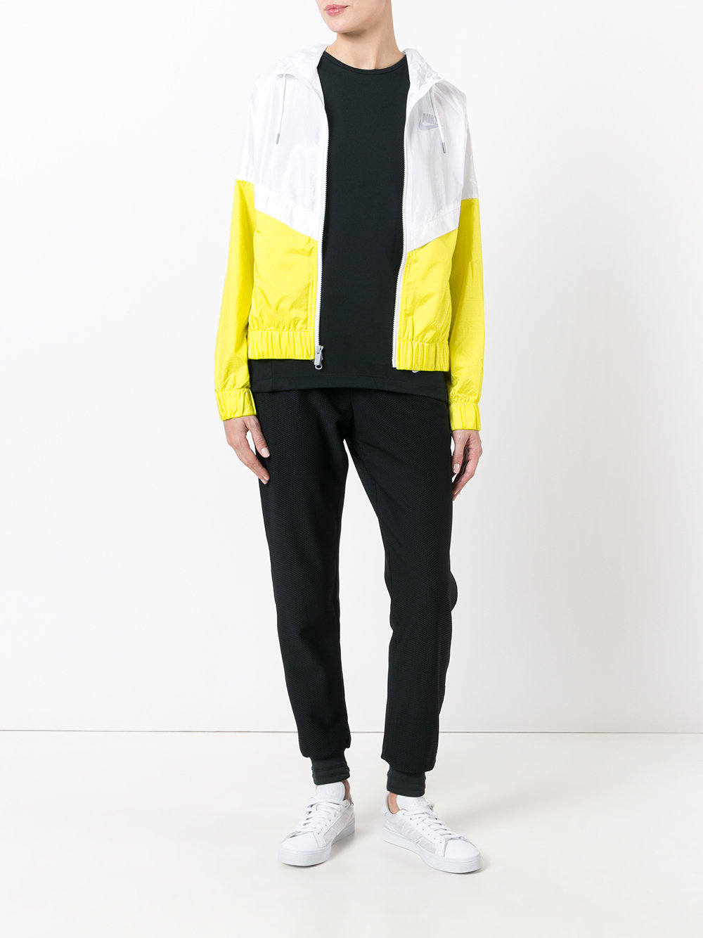 colour block windrunner jacket