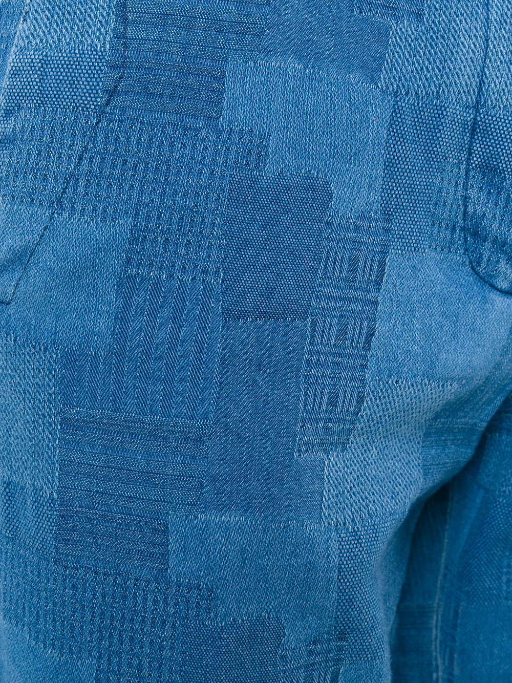patterned jeans