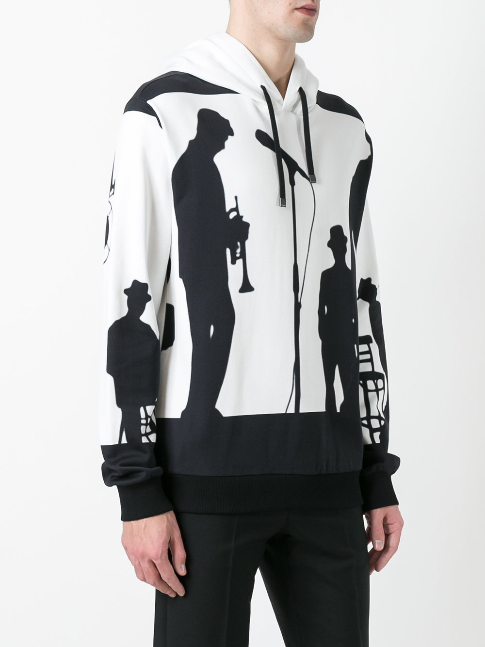 jazz musicians print hoodie