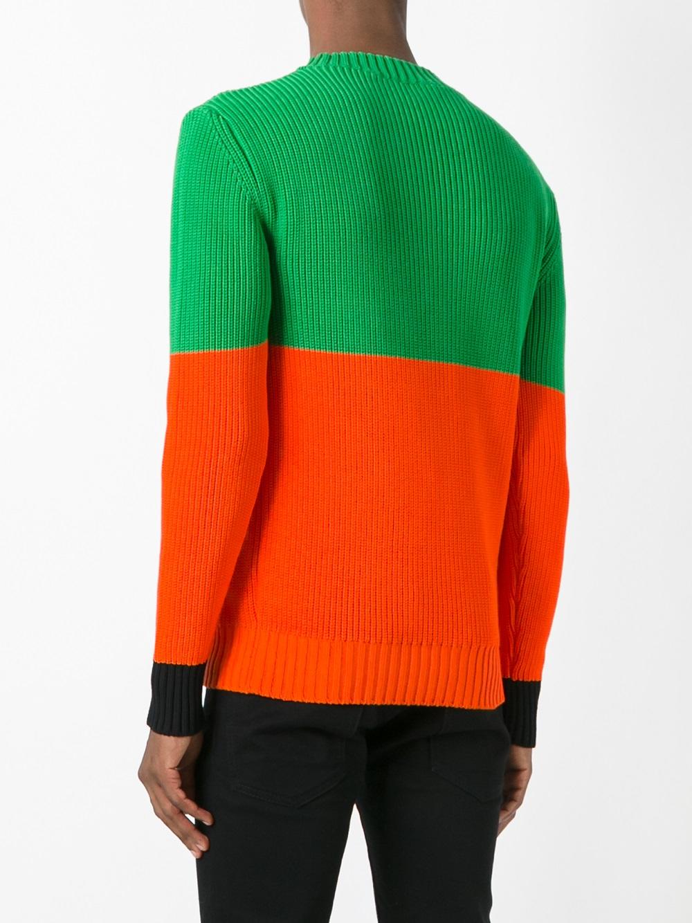 colourblock sweater