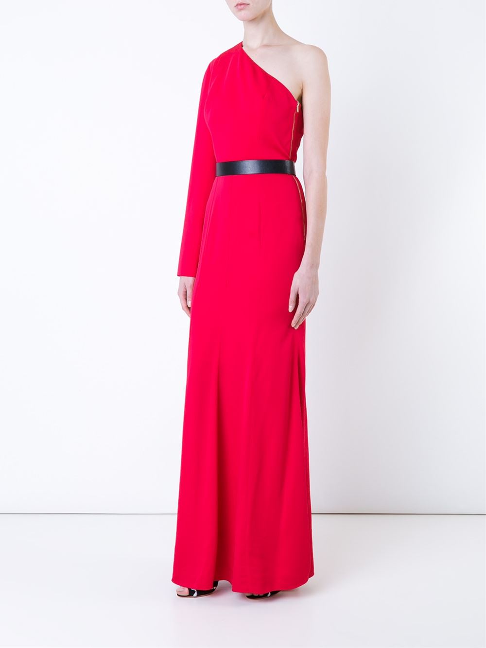 Magnetic One Shoulder Gown