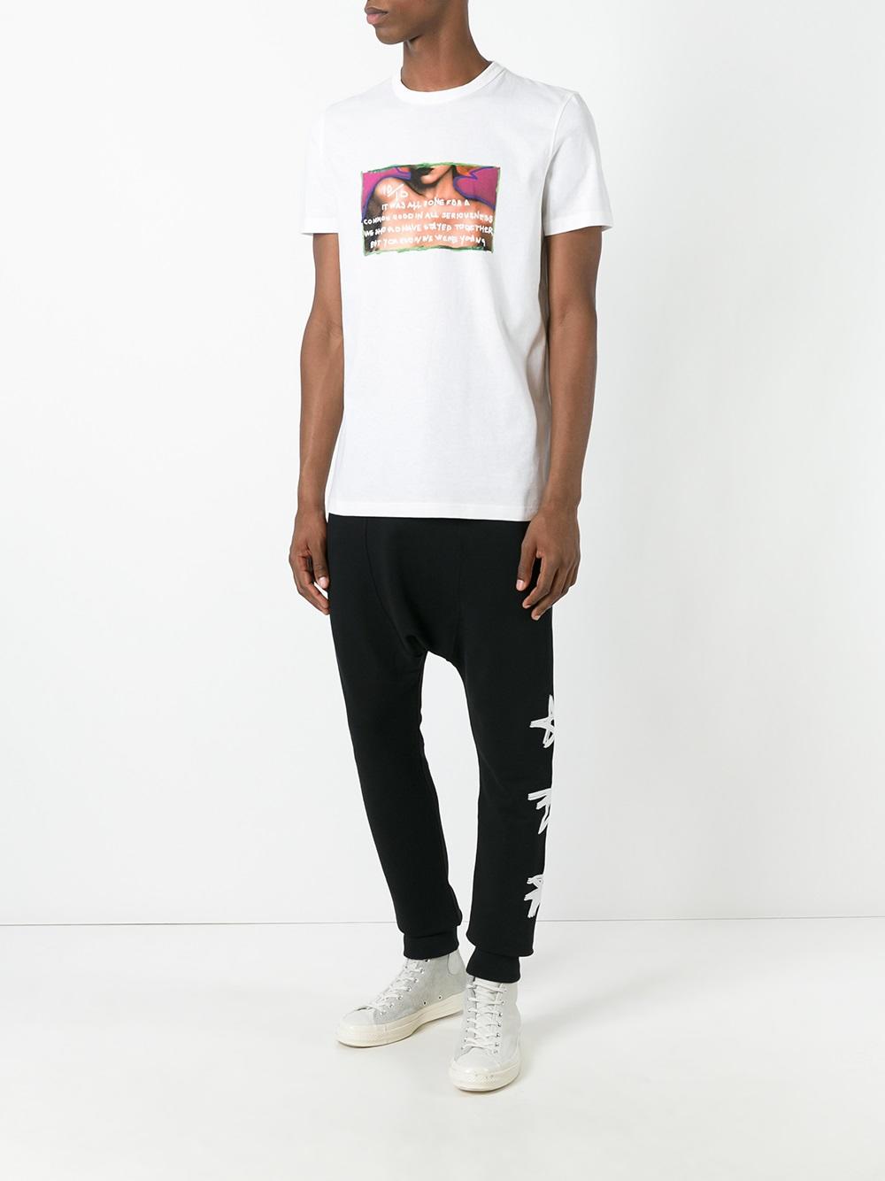 stylised print T-shirt