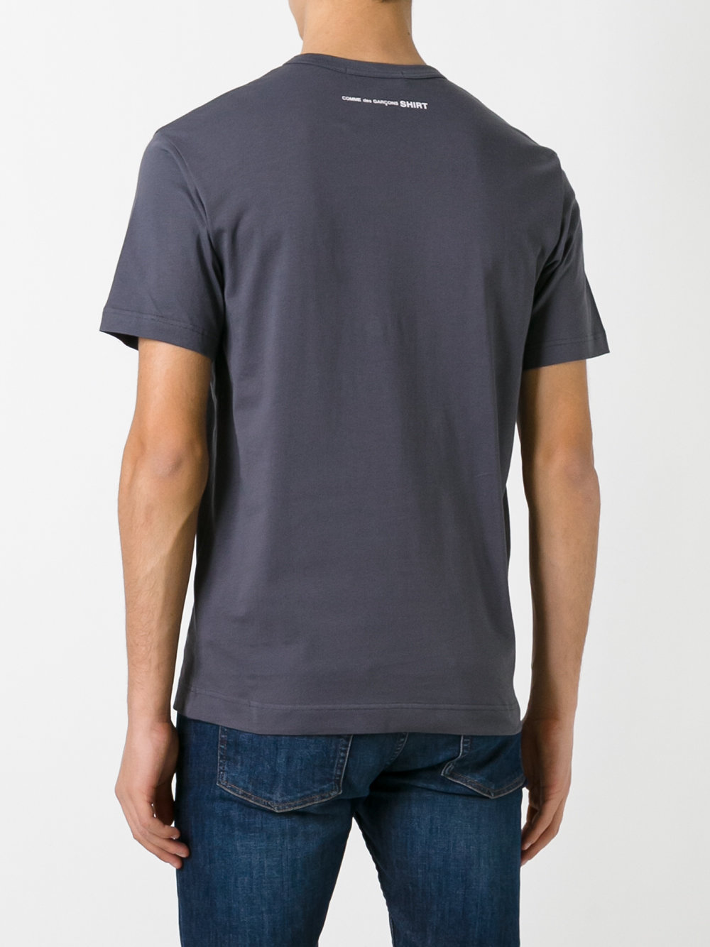 back logo print T-shirt