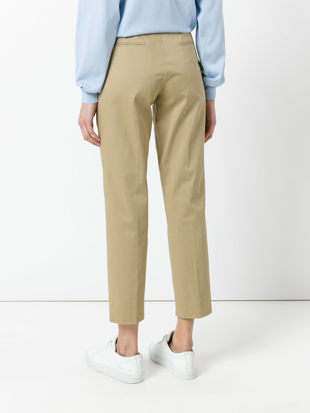 tailored cropped trousers