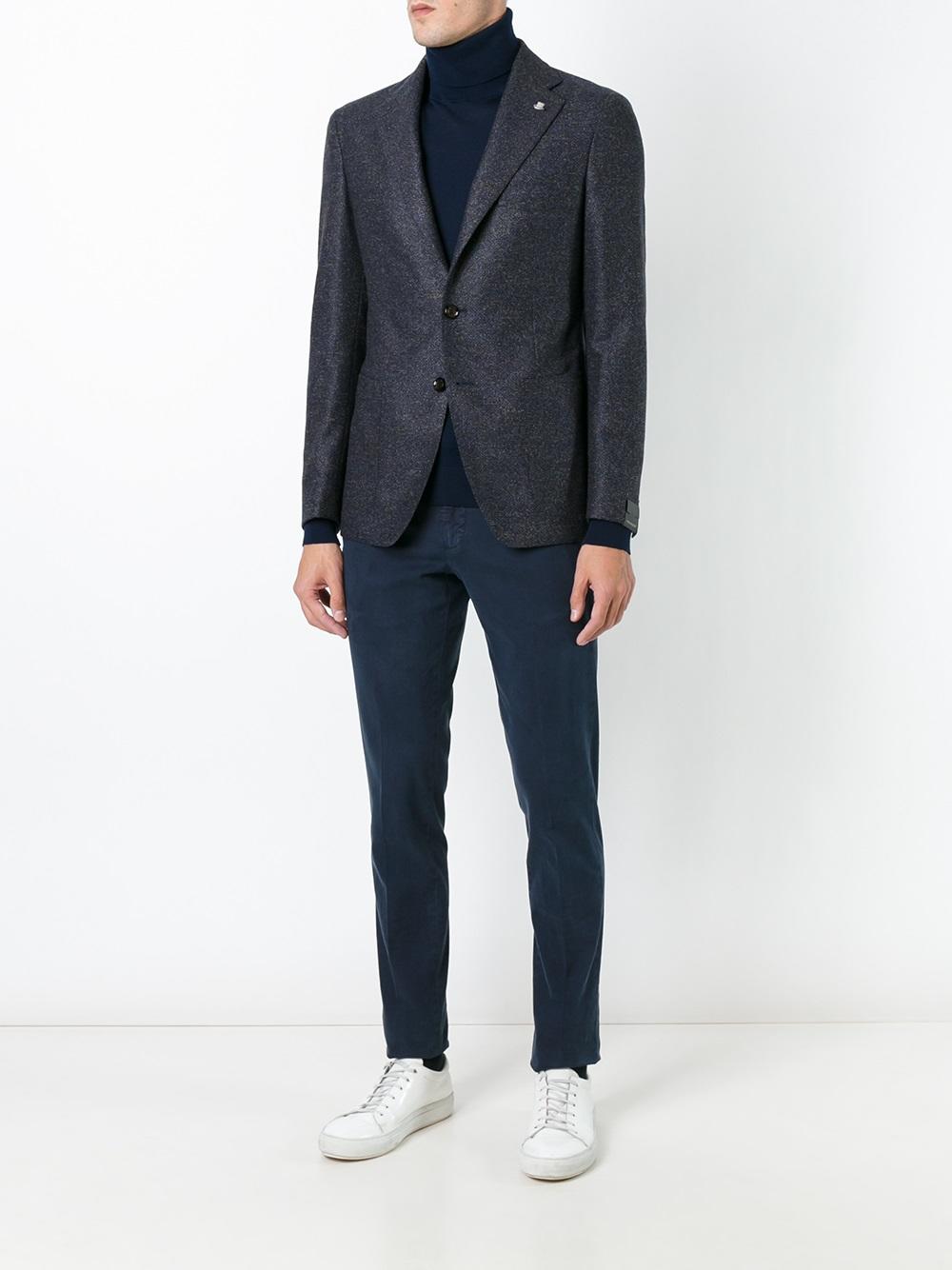 slim-fit trousers