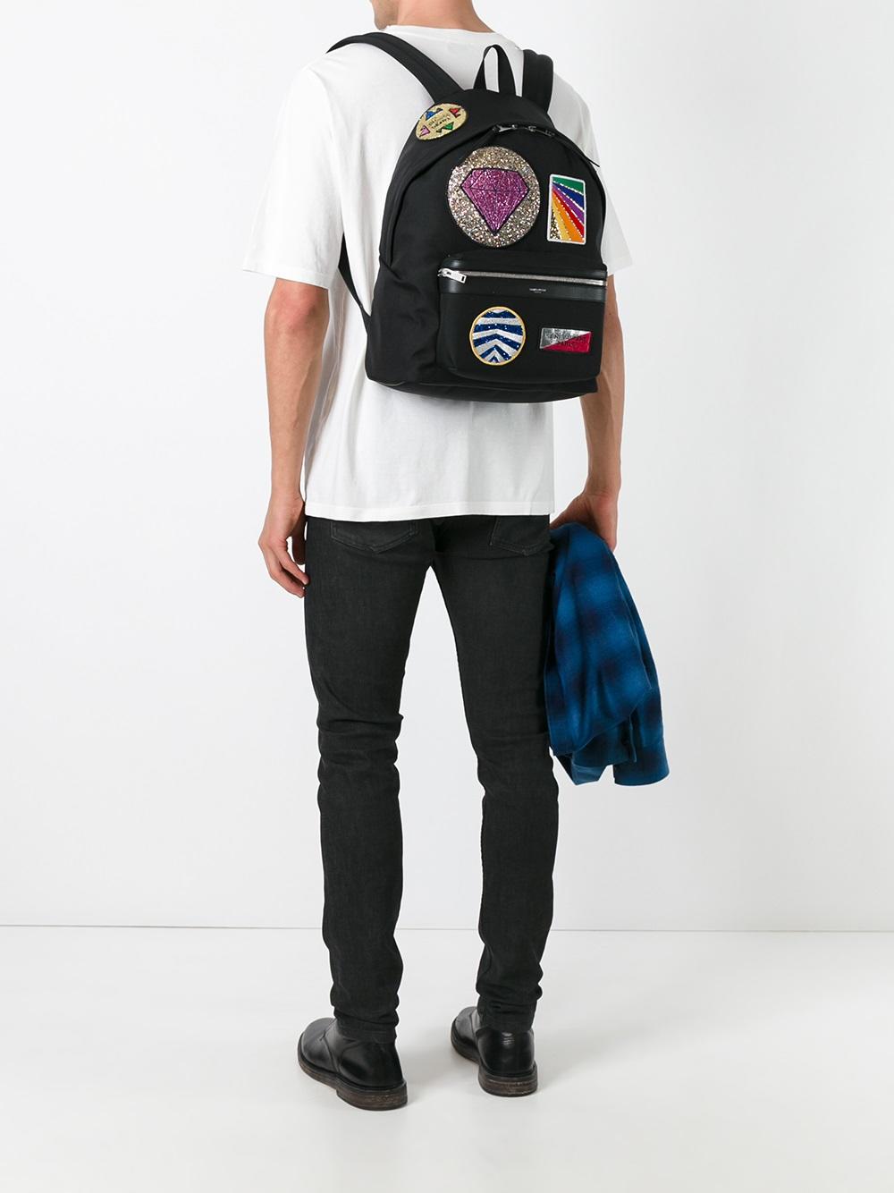 multi-patch 'City' backpack