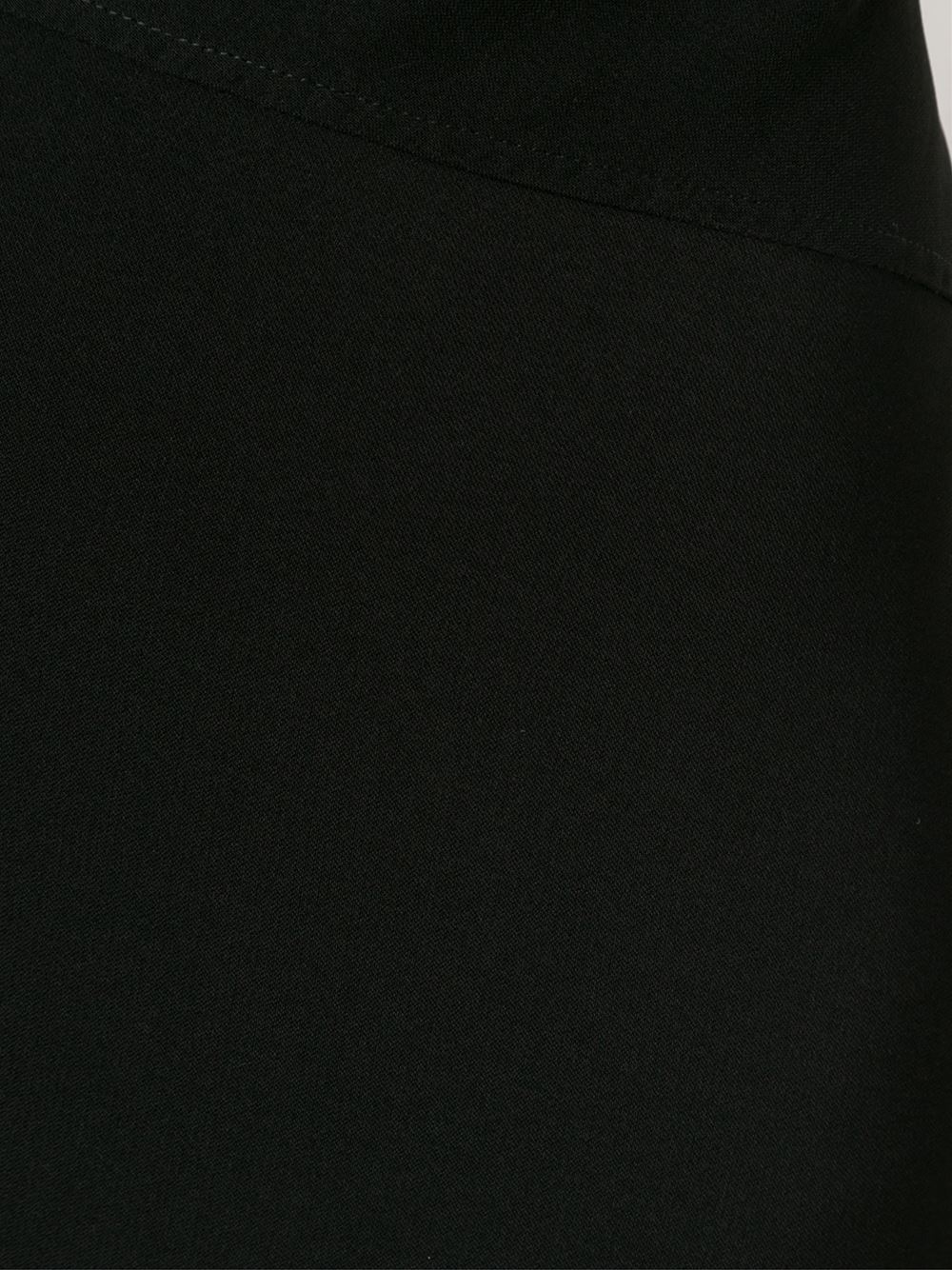 asymmetric midi skirt