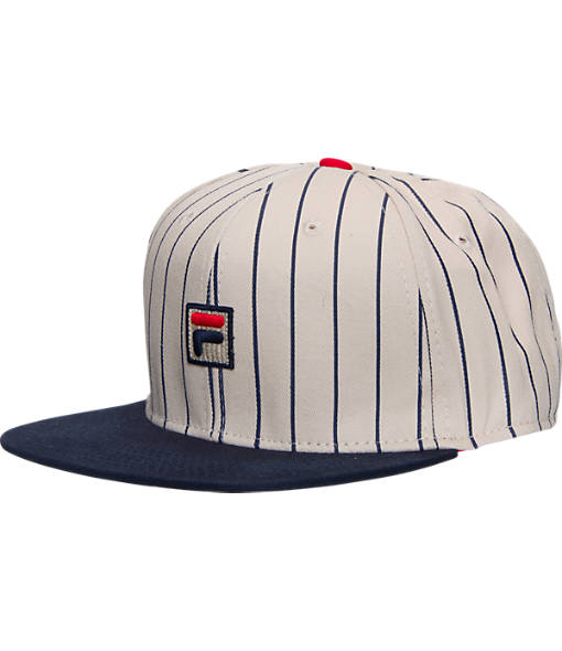 Fila Baseball Pinstripe Snapback Hat