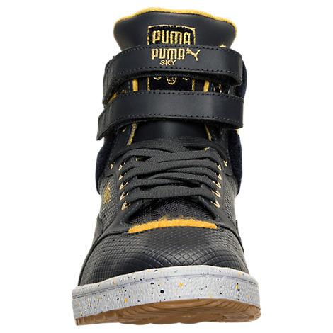 Men's Puma Sky II Hi Black History Month Casual Shoes