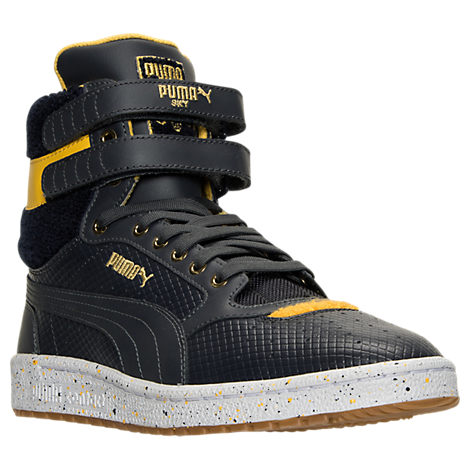 Men's Puma Sky II Hi Black History Month Casual Shoes