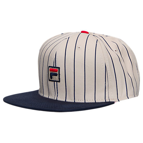 Fila Baseball Pinstripe Snapback Hat