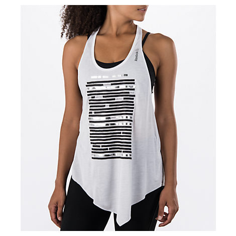 Women's Reebok Dance Asymmetric Tank Top