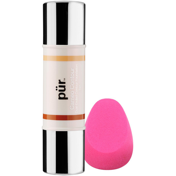 PUR Cameo Stick Dual Ended Contour Stick with Contour Blending Sponge 8.6g - Tan