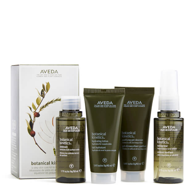 AVEDA BOTANICAL KINETICS WATER EARTH SKINCARE KIT - NORMAL/OILY (4 PRODUCTS)