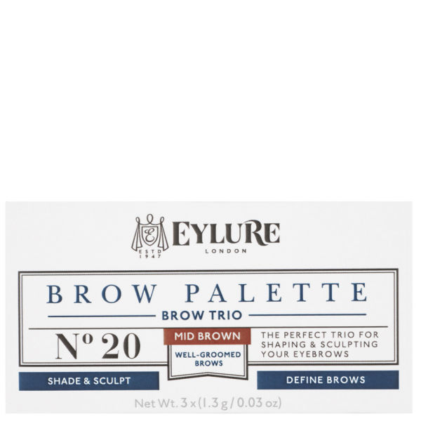 Eylure Brow Palette - Mid Brown