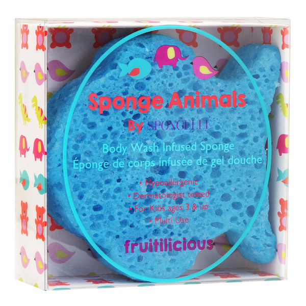 Spongelle Body Wash Infused Sponge Animals - Fish