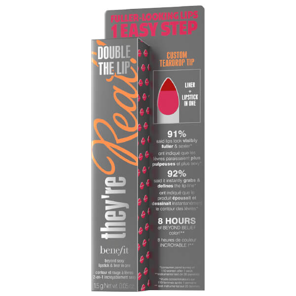 benefit They're Real Double The Lip Revved Up Red 1.5g