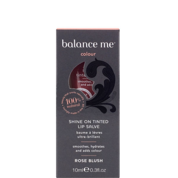 Balance Me Shine On Tinted Lip Salve Rose Blush