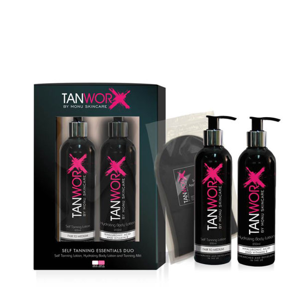 TANWORX Tanning Essentials Duo - Dark