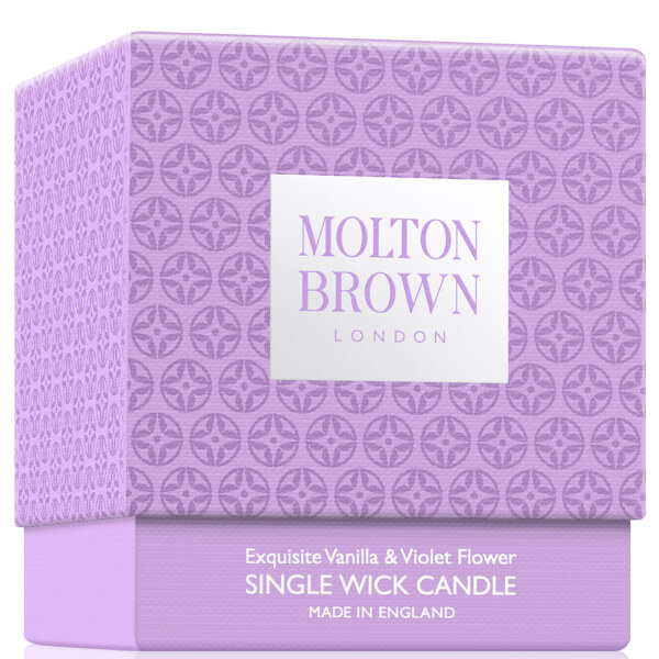 Molton Brown Exquisite Vanilla & Violet Flower Single Wick Candle