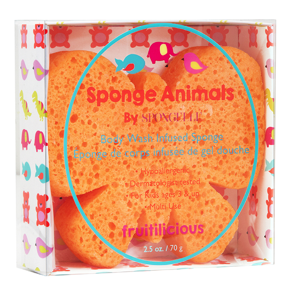 Spongelle Body Wash Infused Sponge Animals - Butterfly