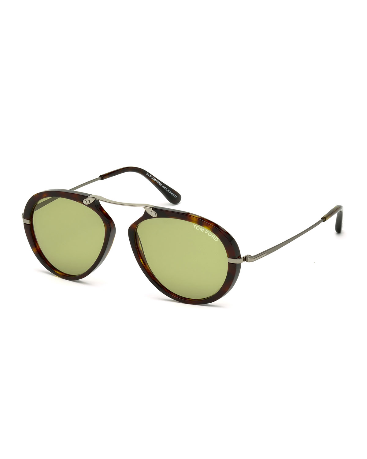 Aaron Trimmed Aviator Sunglasses