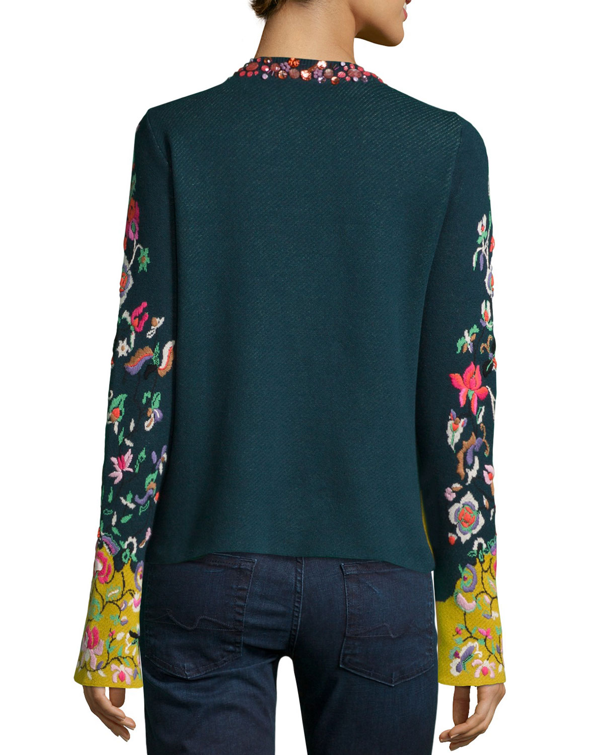 Embroidered Folkloric Cardigan 