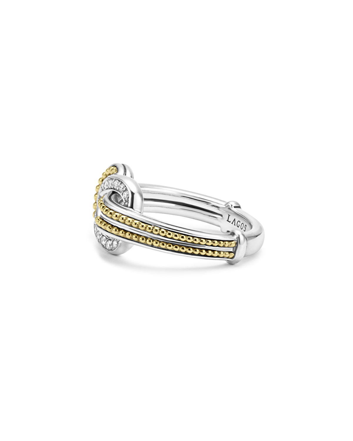 Newport 18K Gold Diamond Knot Ring