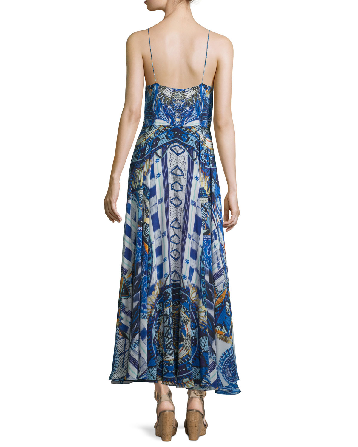 Embellished Tie-Front Coverup Dress, Rhythm & Blues