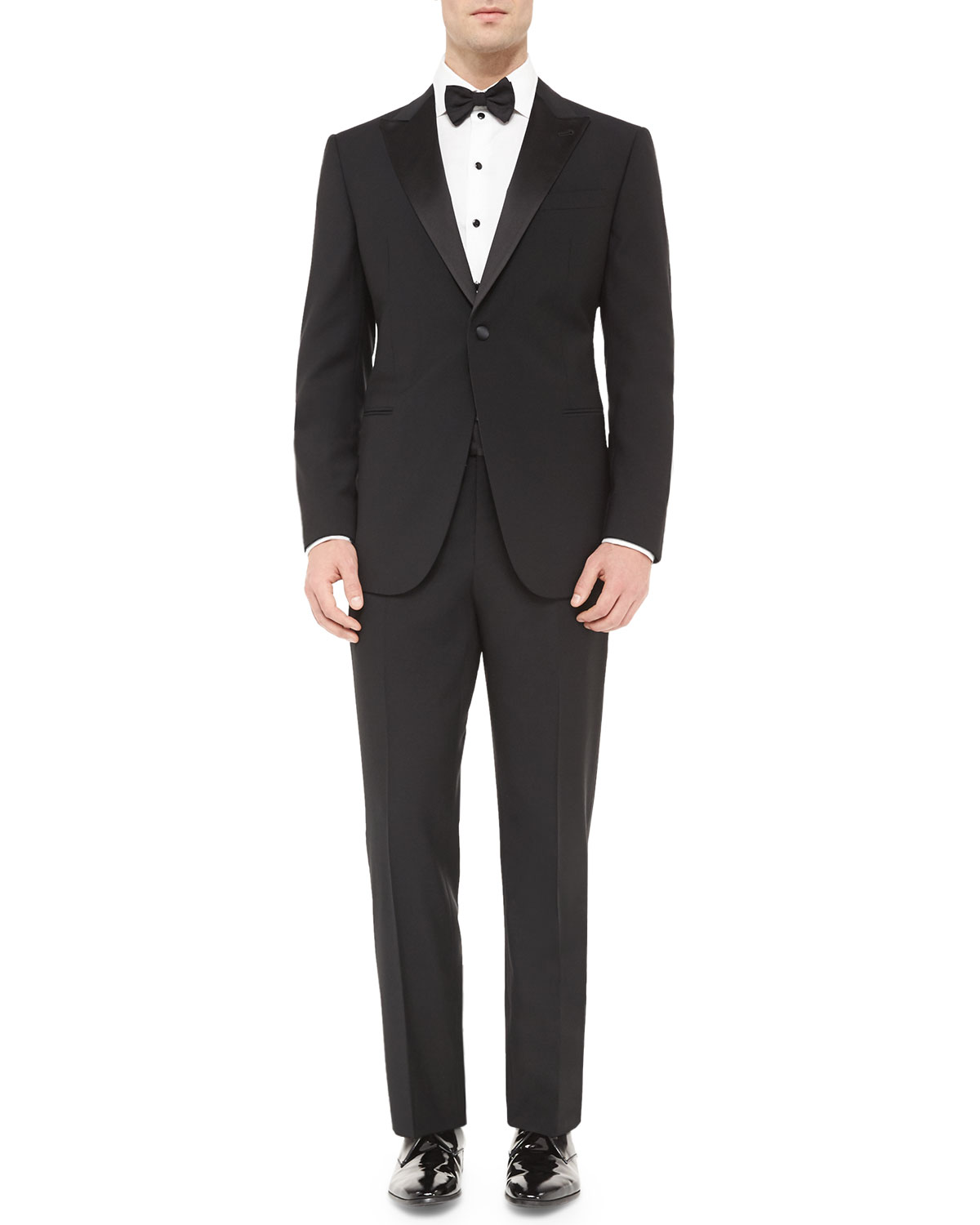 Peak-Lapel Single-Breasted Tuxedo