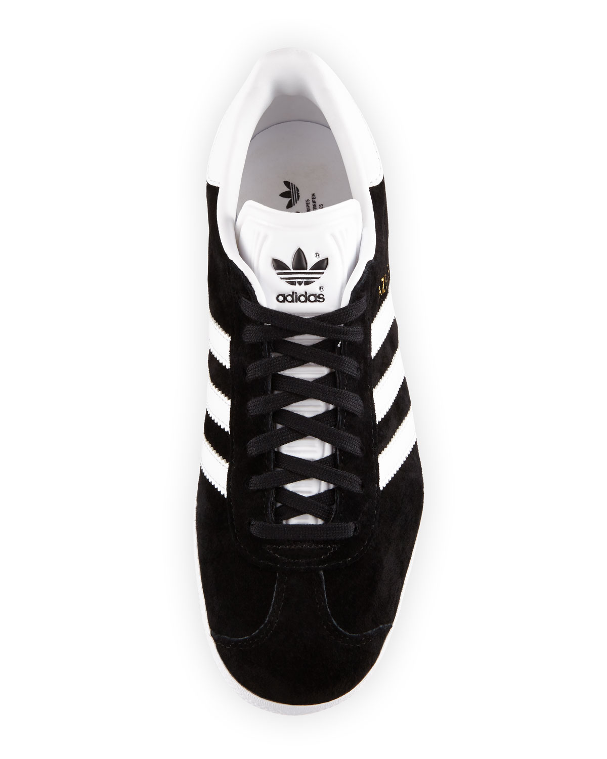 Gazelle Original Suede Sneaker, Black/White