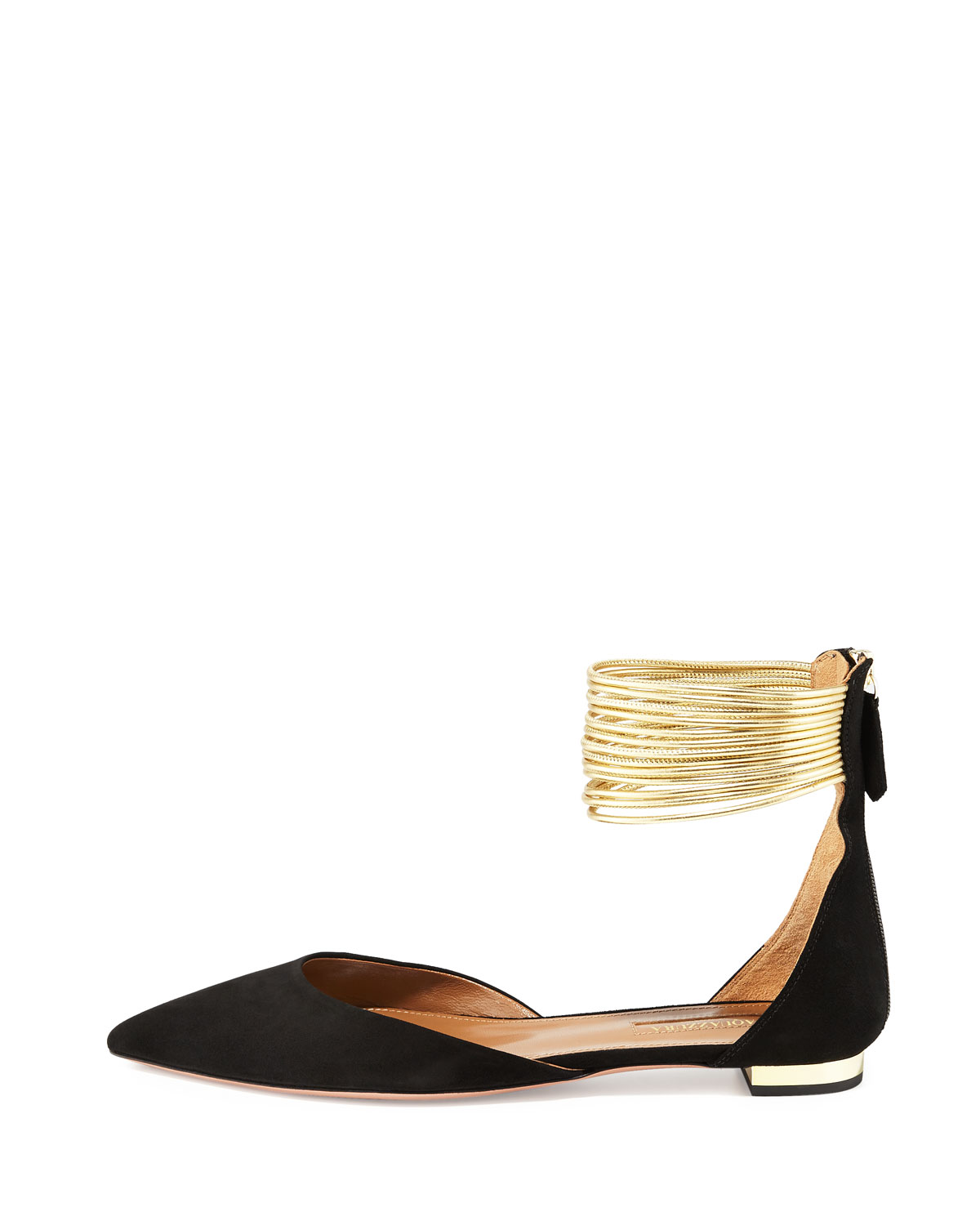 Hello Lover Ankle-Strap Flat, Black