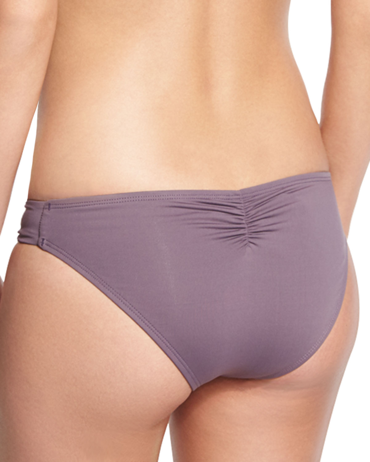 Monique Ruched-Side Swim Bottom