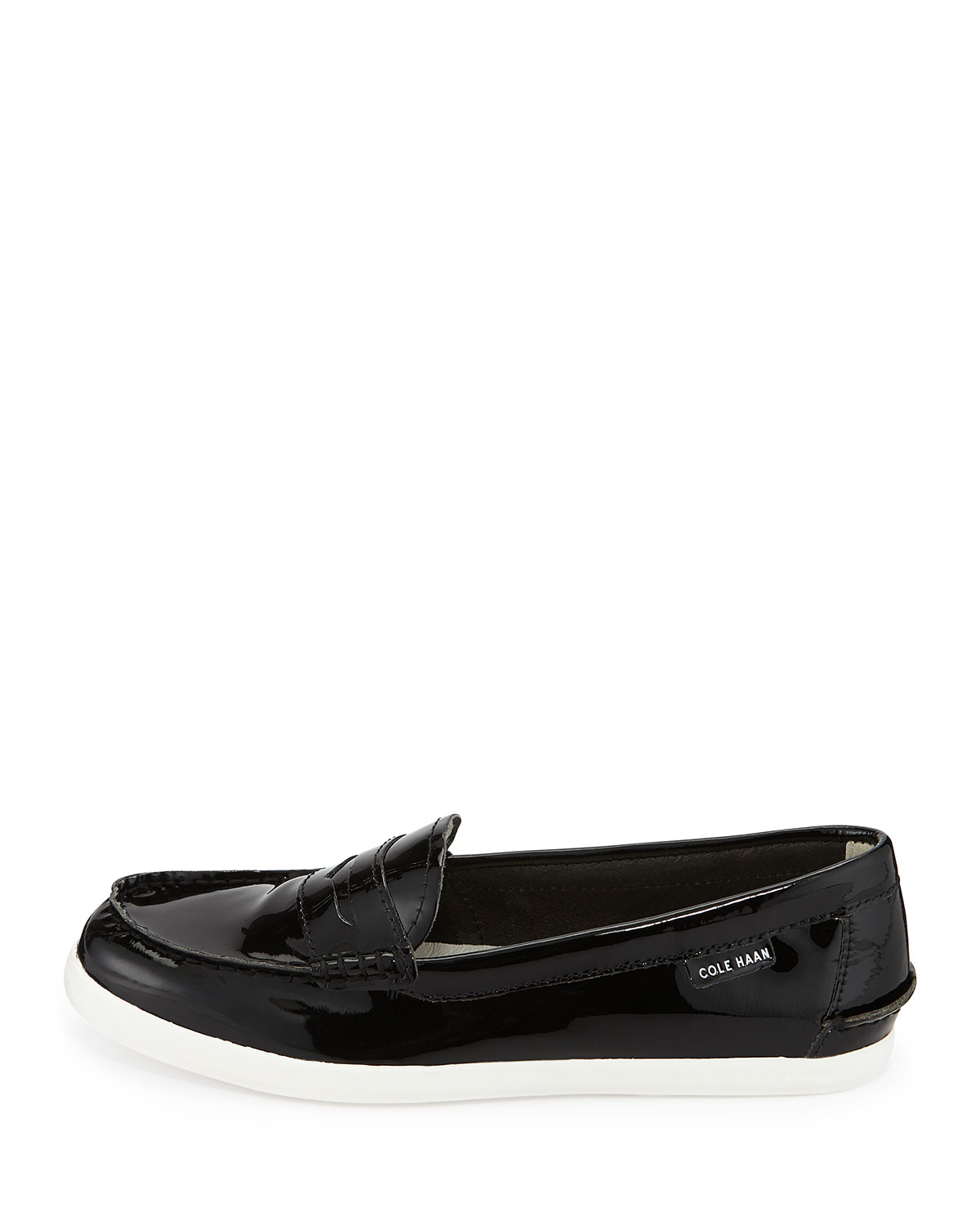 Pinch Patent Leather Loafer, Black