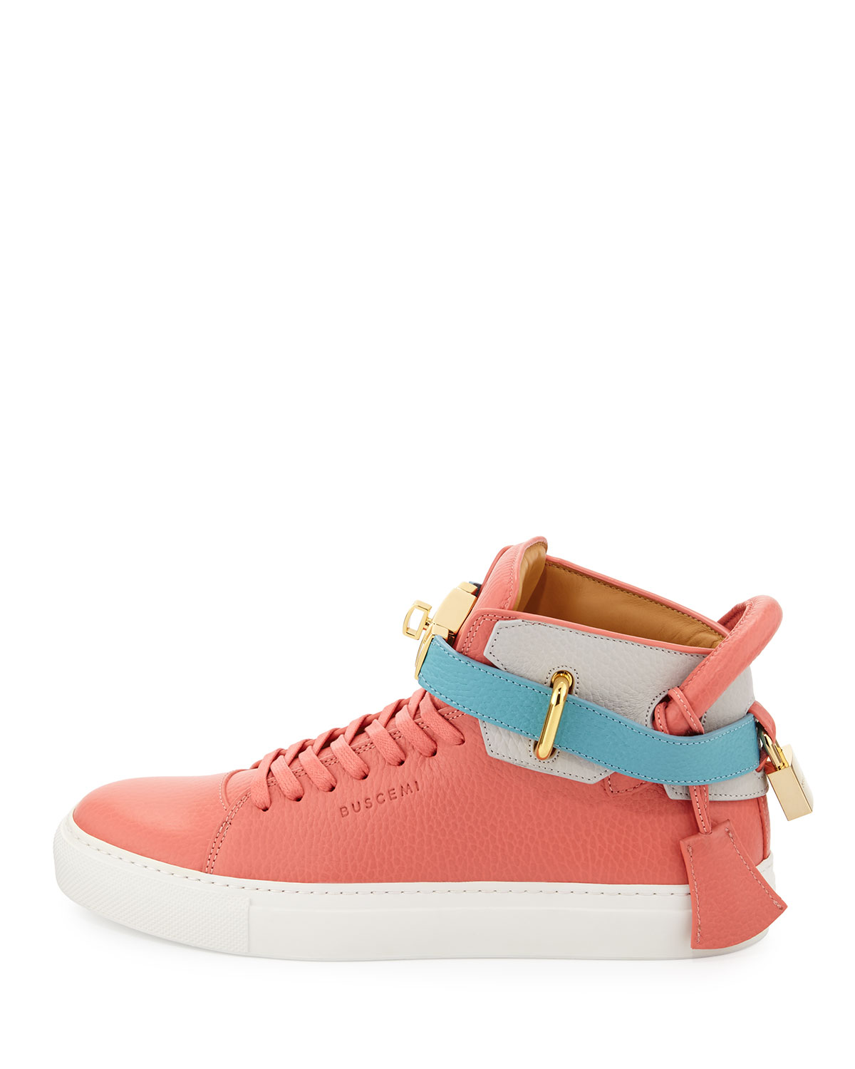 Women's 100mm Turn-Lock Tricolor High-Top Sneaker