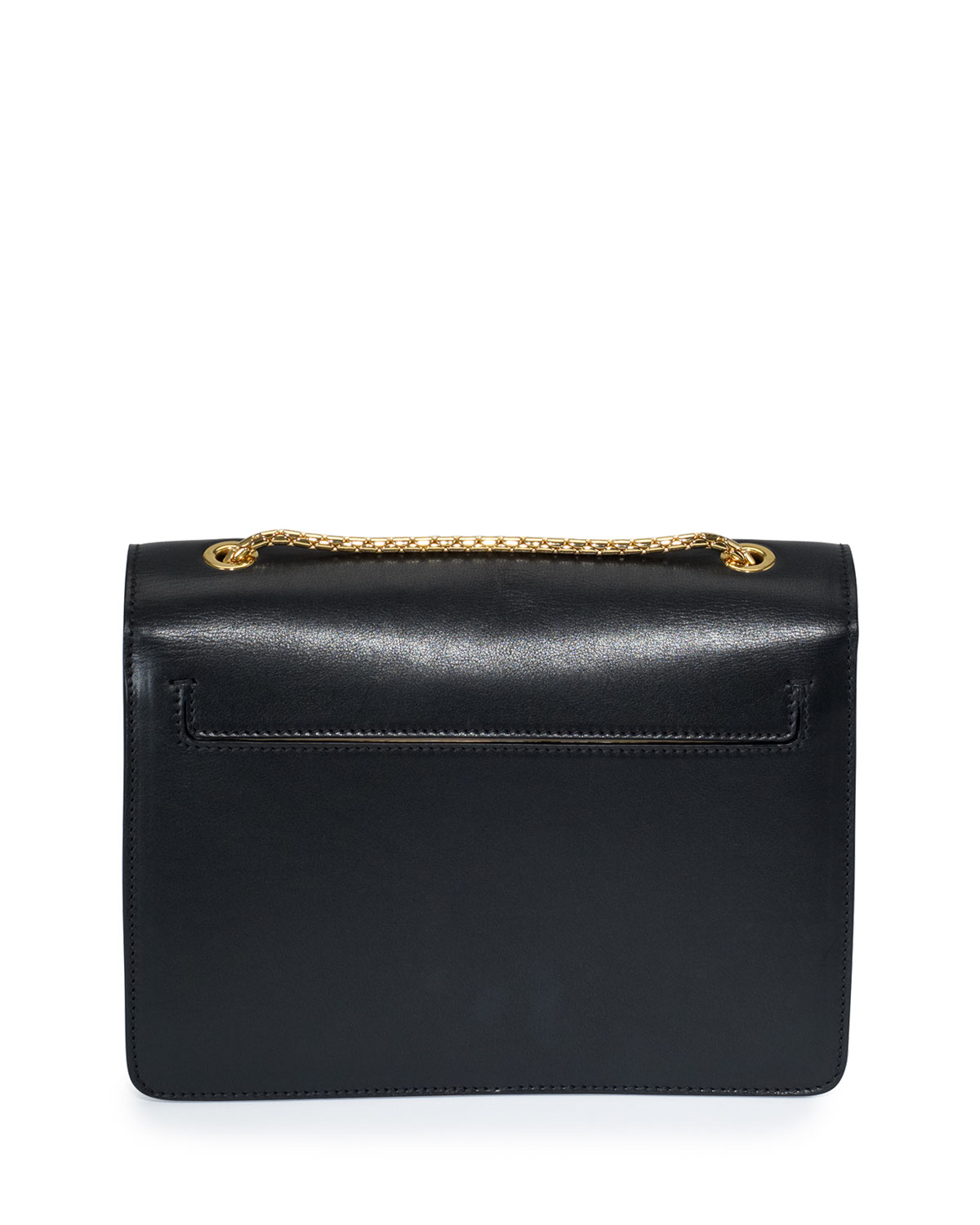 Sienna Medium T-Buckle Shoulder Bag, Black