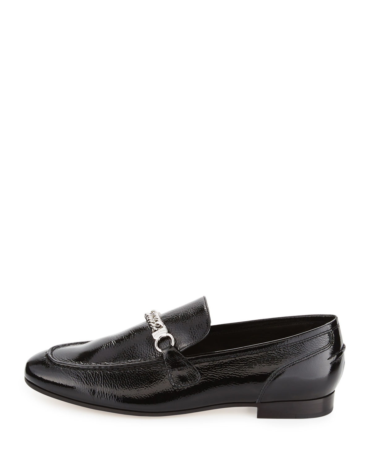 Cooper Patent Chain Loafer, Black