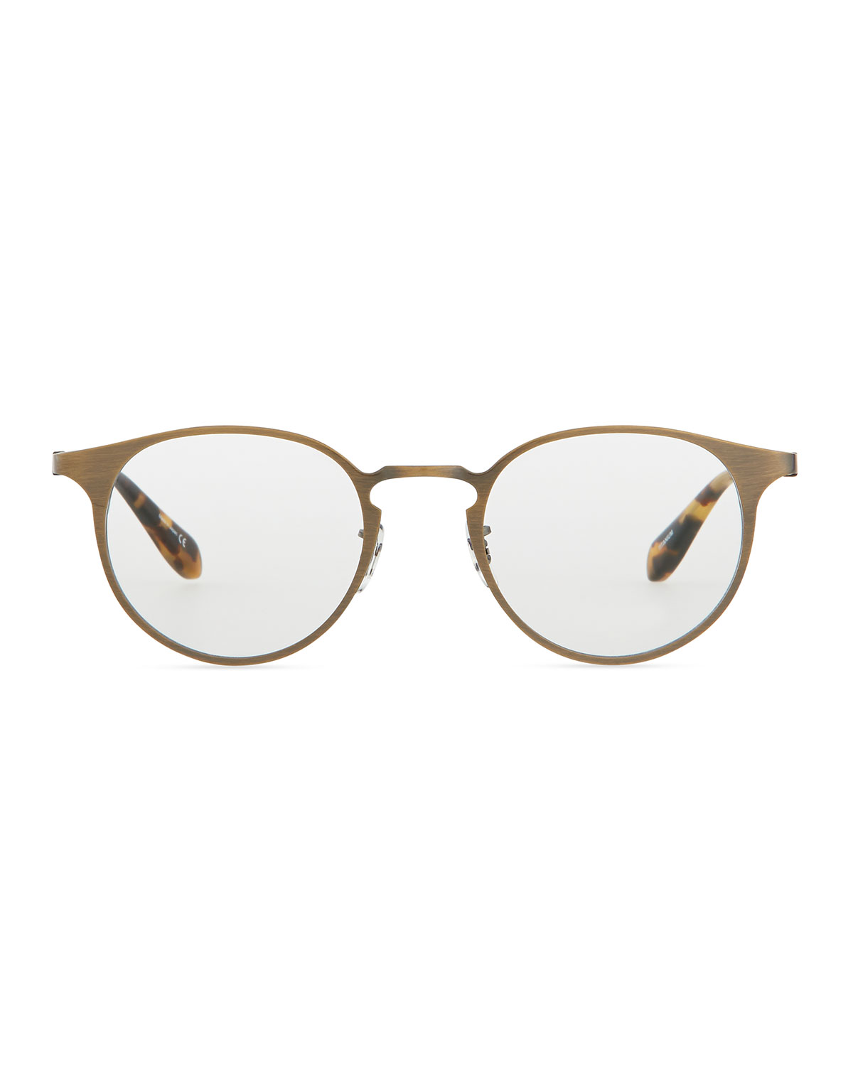 Wildman Round Fashion Glasses, Gold