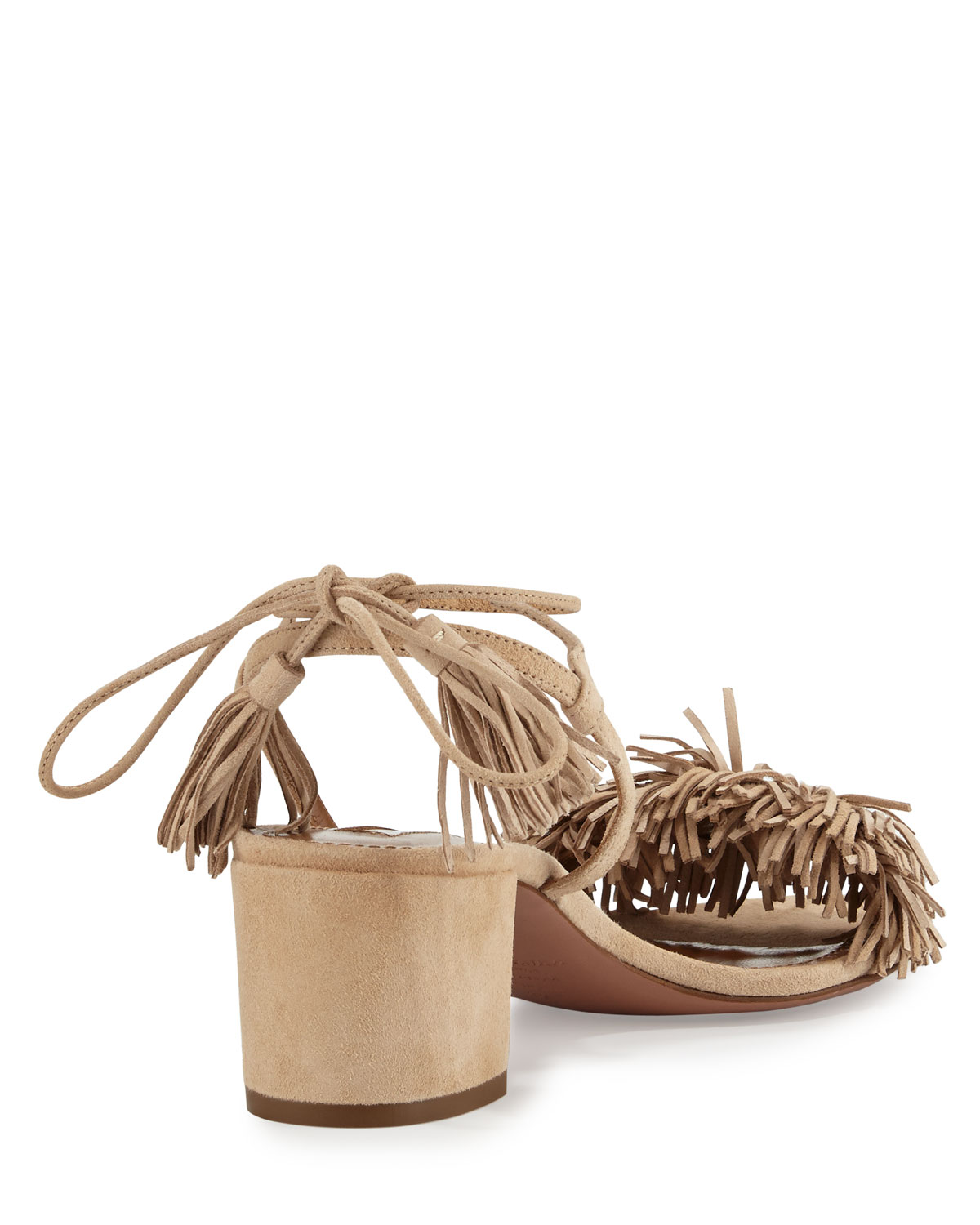 Wild Thing Fringe City Sandal, Biscotto