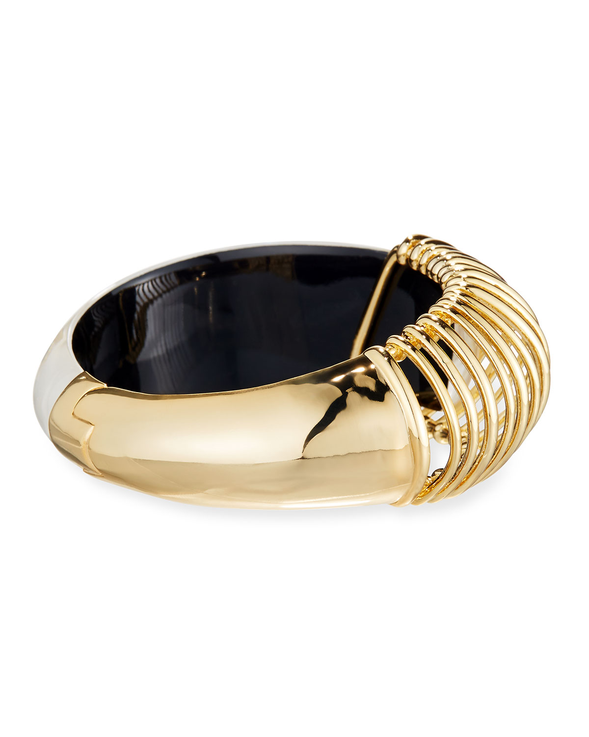 Coiled Hinge Cuff Bracelet