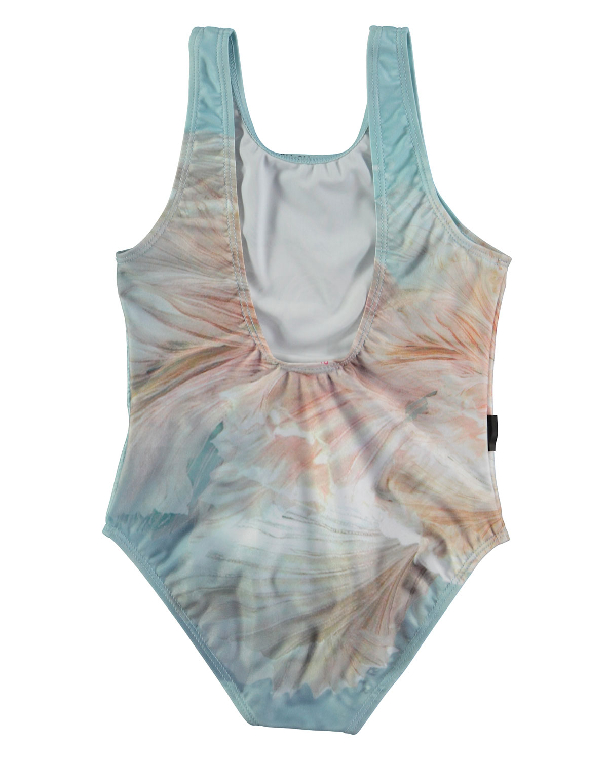 Nika One-Piece Betta Fish Swimsuit, Blue Pattern, Size 2T-16