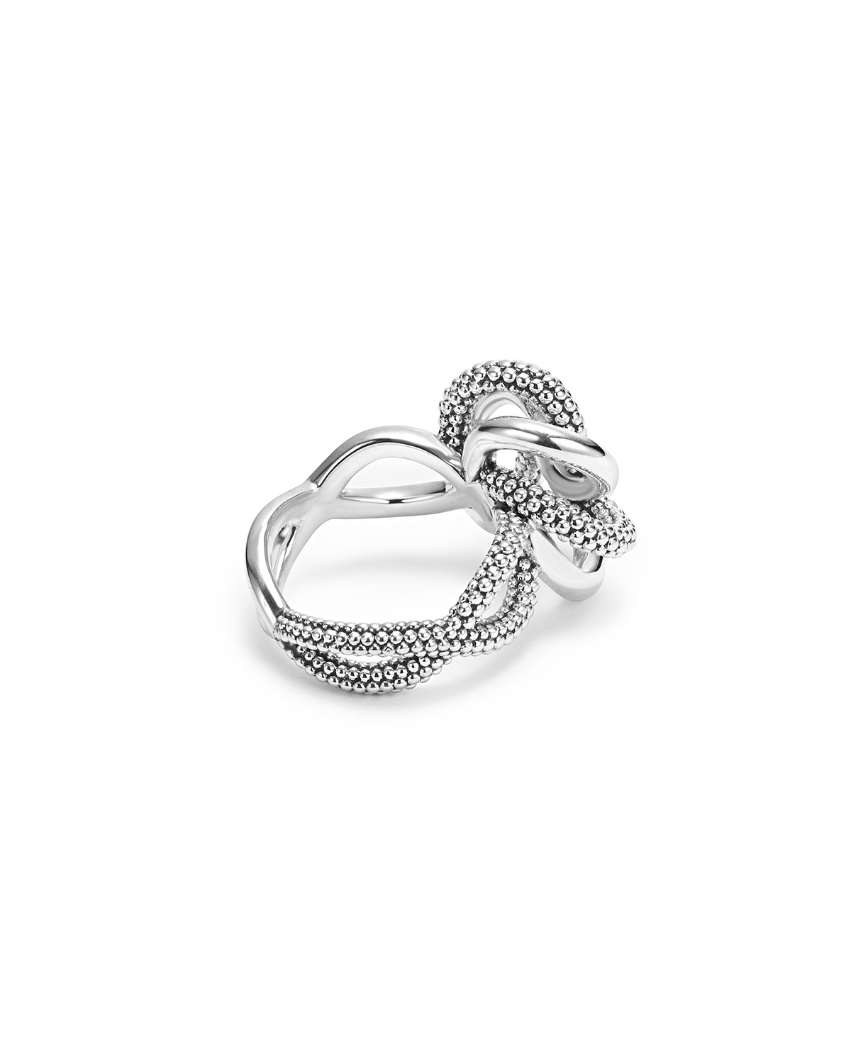 Sterling Silver Love Knot Ring, Size 7