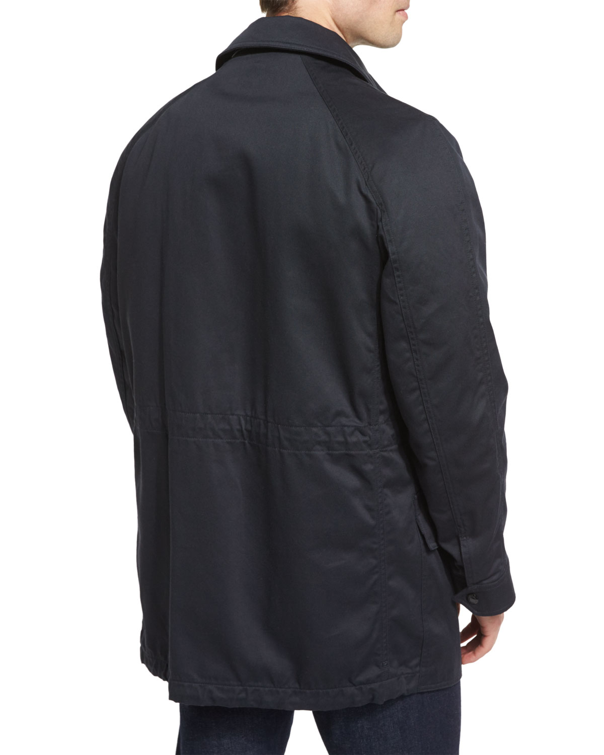 3-in-1 Twill Field Coat, Navy