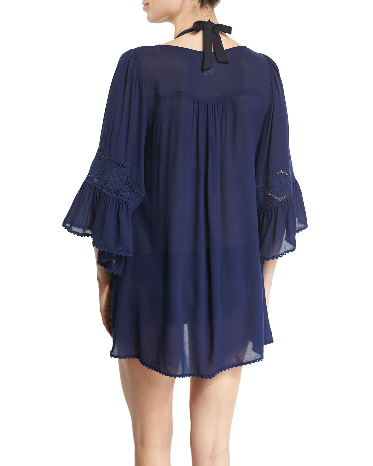 Breakaway Embroidered Coverup Tunic