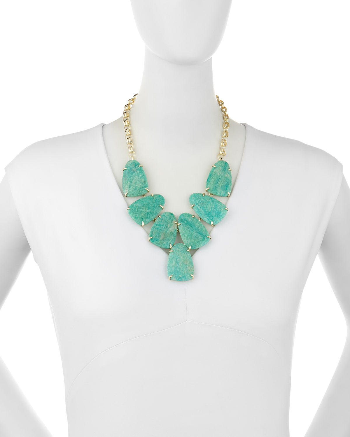 Harlow Amazonite Statement Necklace