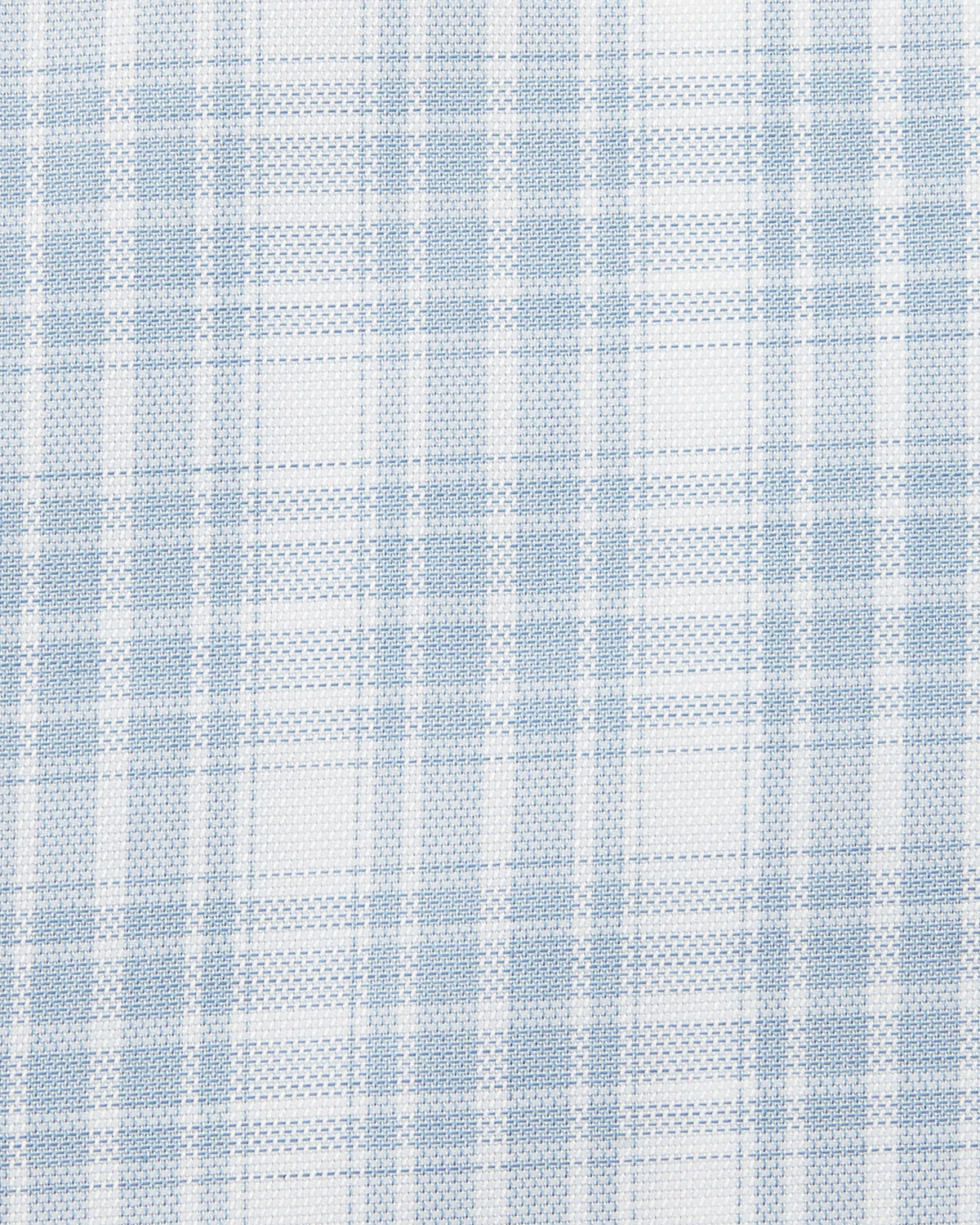 Textured Plaid Dress Shirt, White/Blue